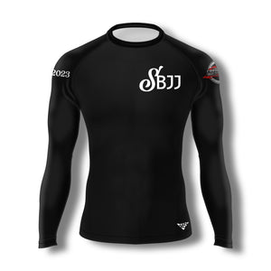 Santos BJJ Ranked Rashguard (Black)