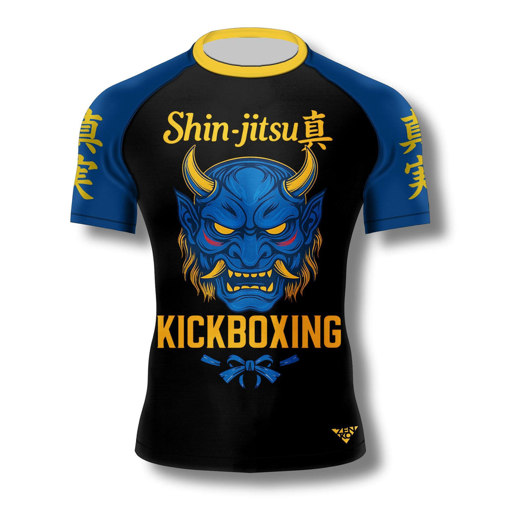 Shinjitsu Kickboxing "Blue Oni" Rashguard