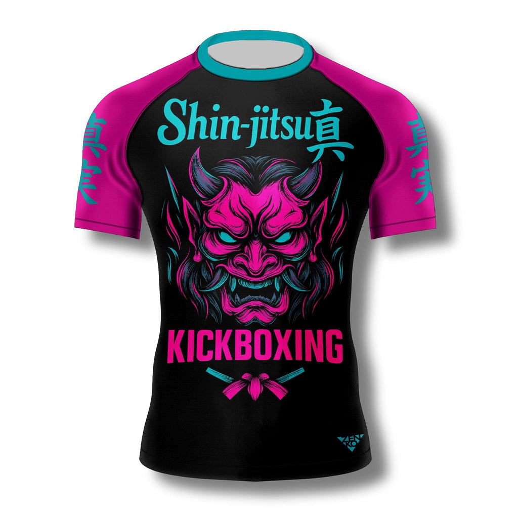 Shinjitsu Kickboxing "Neon Oni" Rashguard