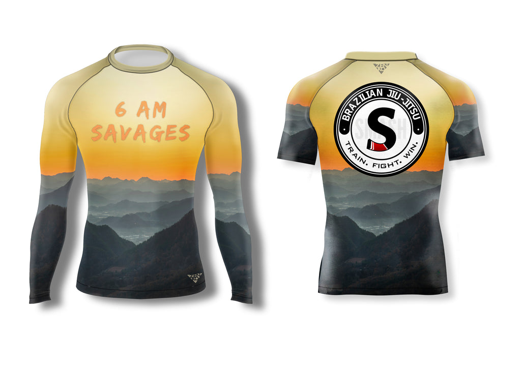 Smash BJJ "6 AM Savages" Rashguard