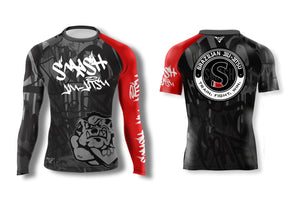 Smash BJJ Ranked Rashguard (Black)