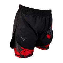 Spider Lily Duo Shorts - Ultimate BJJ and Grappling Shorts – ZENKO
