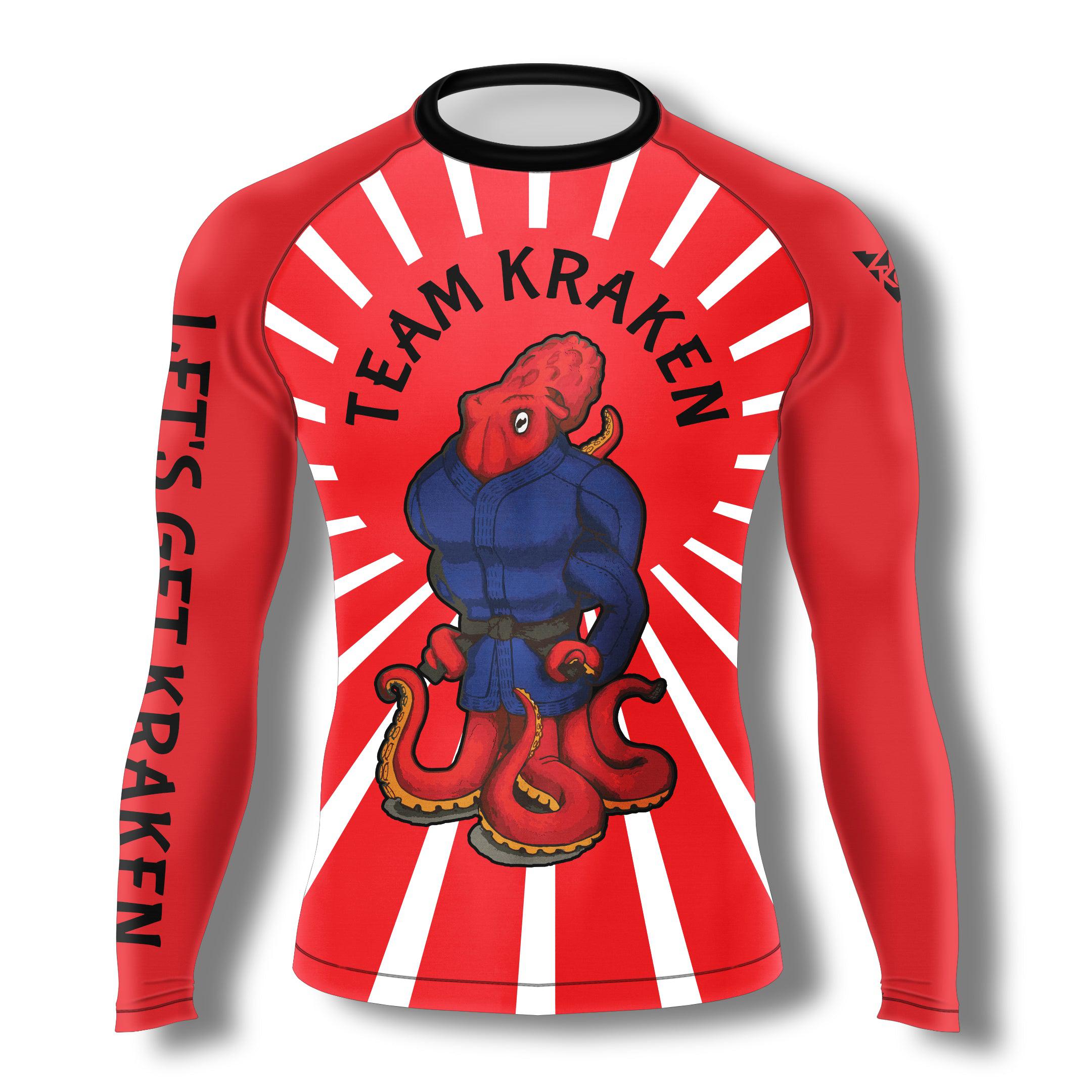 kraken gear Team Kraken Rising Sun Rashguard