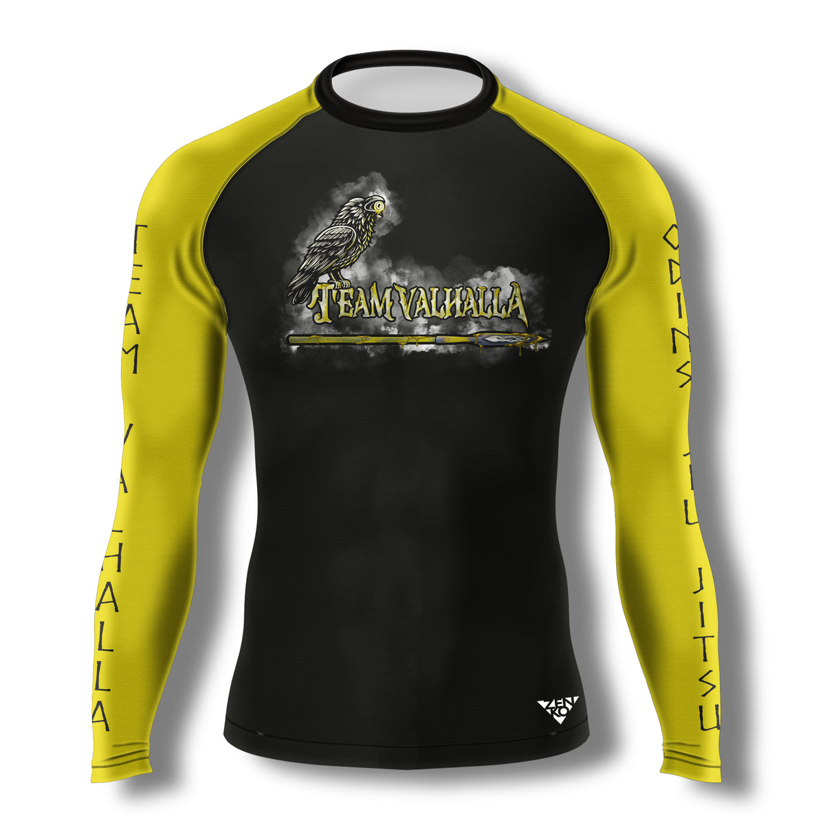 Team Valhalla Ranked Rashguard (Yellow) – ZENKO FIGHTWEAR™