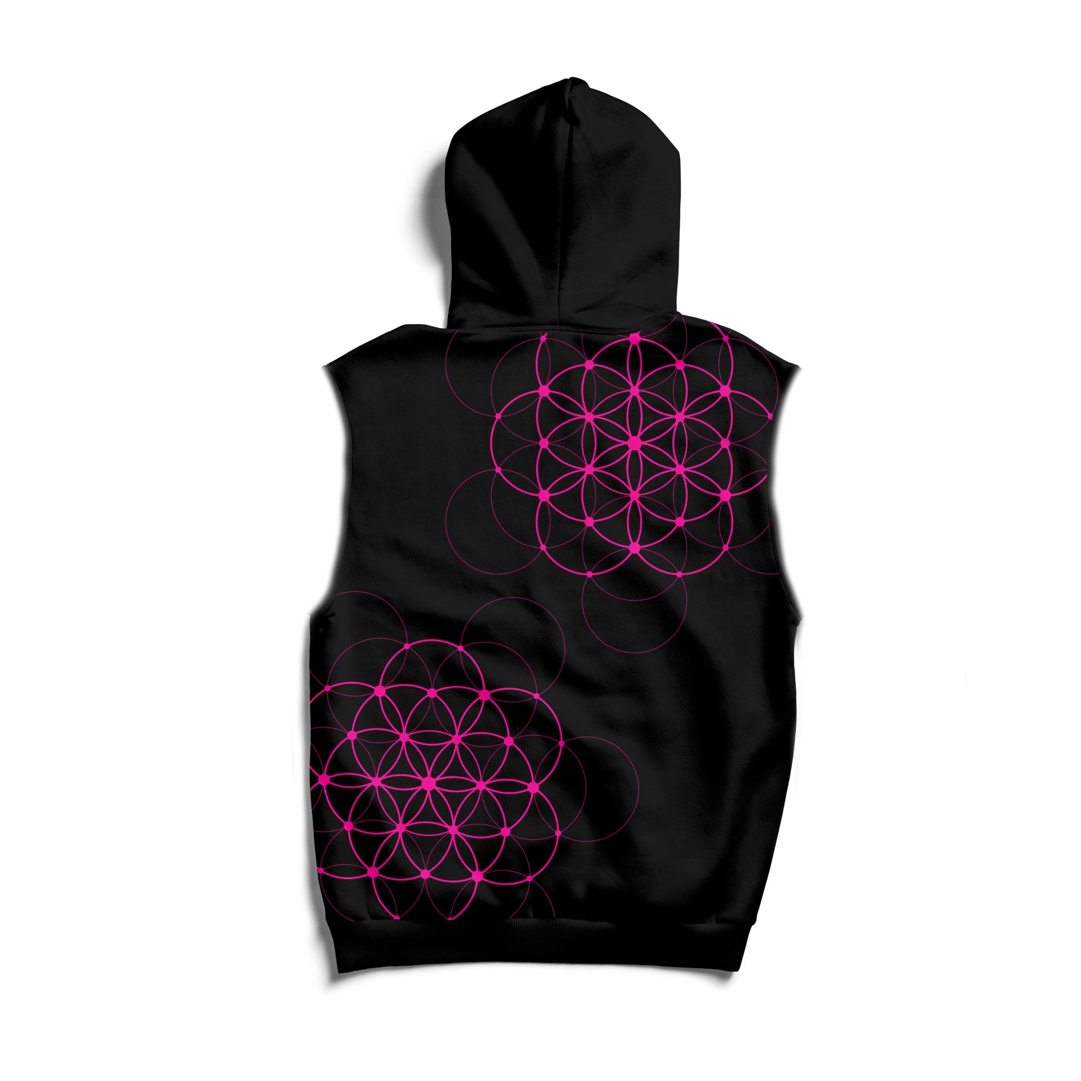 The Warrior Forged Project Sleeveless Hoodie (Black & Pink)