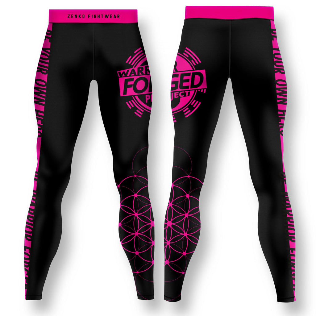 The Warrior Forged Project Spats (Black & Pink)