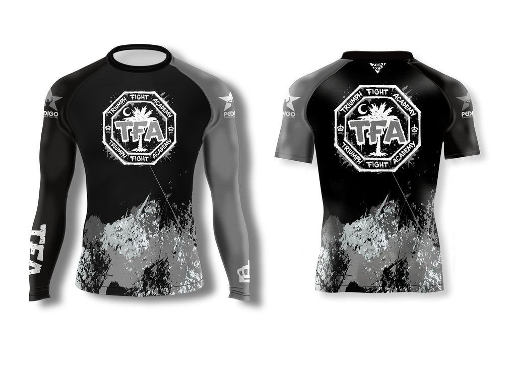 Triumph Ranked Graffiti Rashguard (Gray)