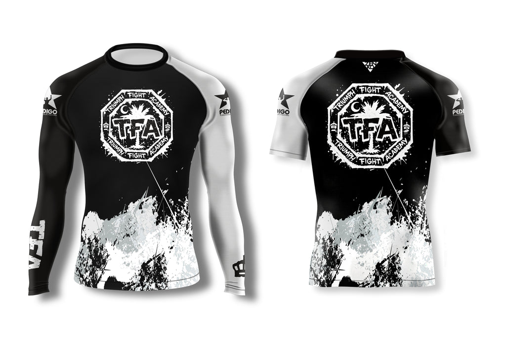 Triumph Ranked Graffiti Rashguard (White)