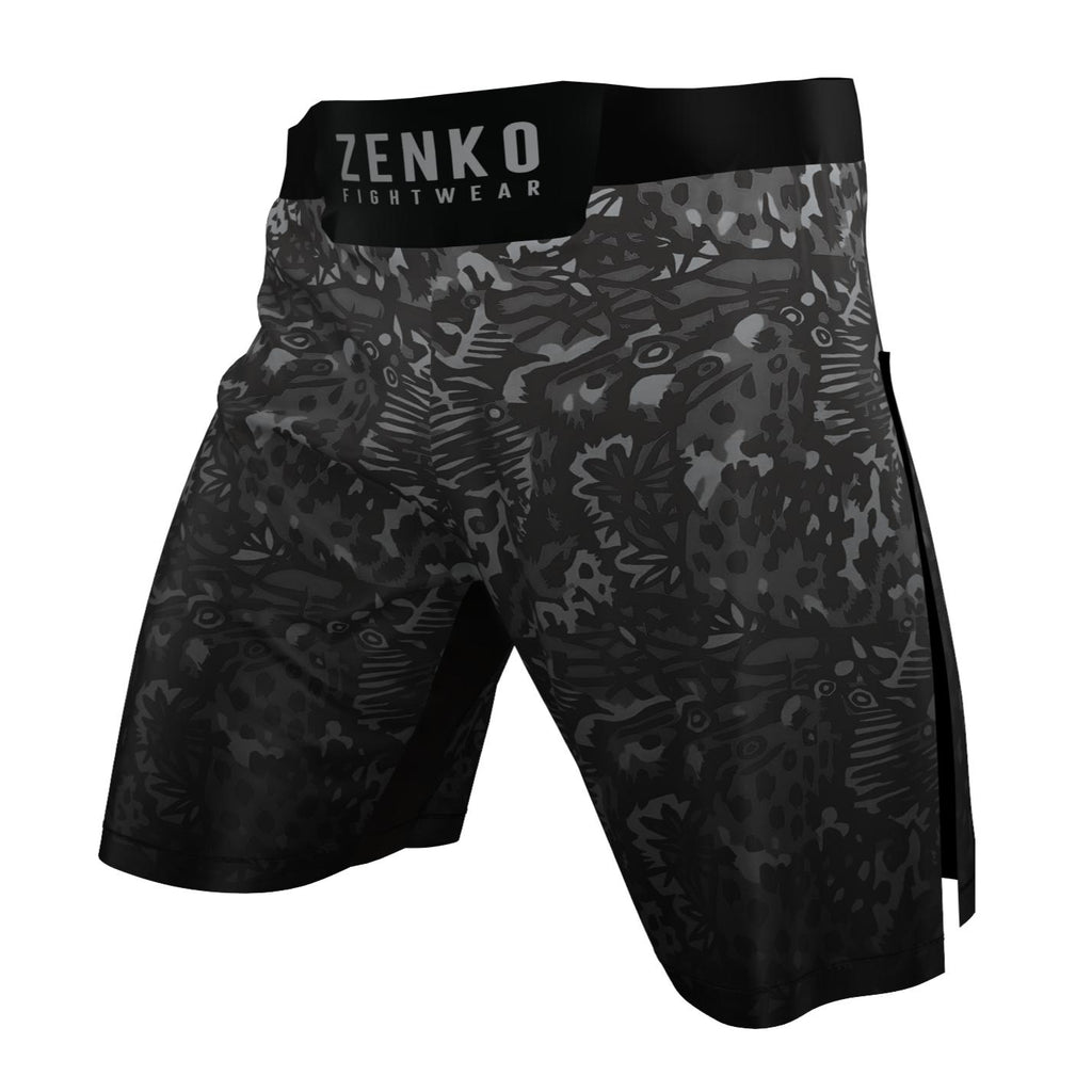 Urban Palm Camo High Split Shorts