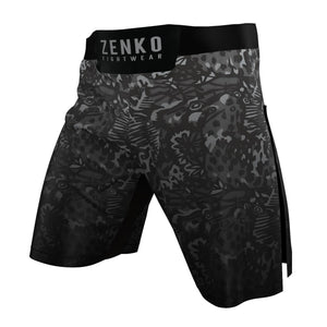 Urban Palm Camo High Split Shorts