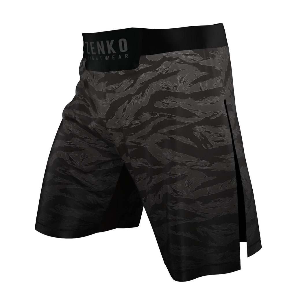 Urban Tiger Stripe High Split Shorts