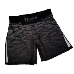 Urban Tiger Stripe High Split Shorts | High Slit Camo Fight Shorts