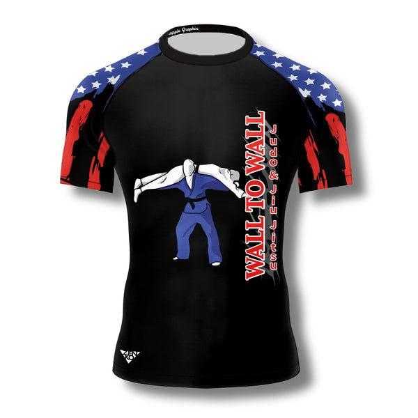 Wall To Wall Short Sleeve Rashguard – ZENKO FIGHTWEAR™