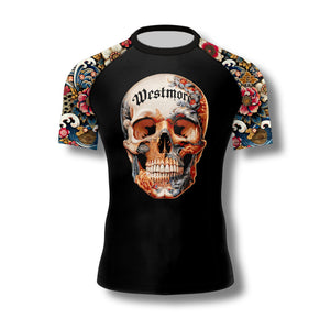 Westmore Short Sleeve Skull Rashguard