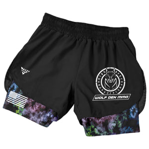 Wolf Den MMA Tie Dye Duo Shorts