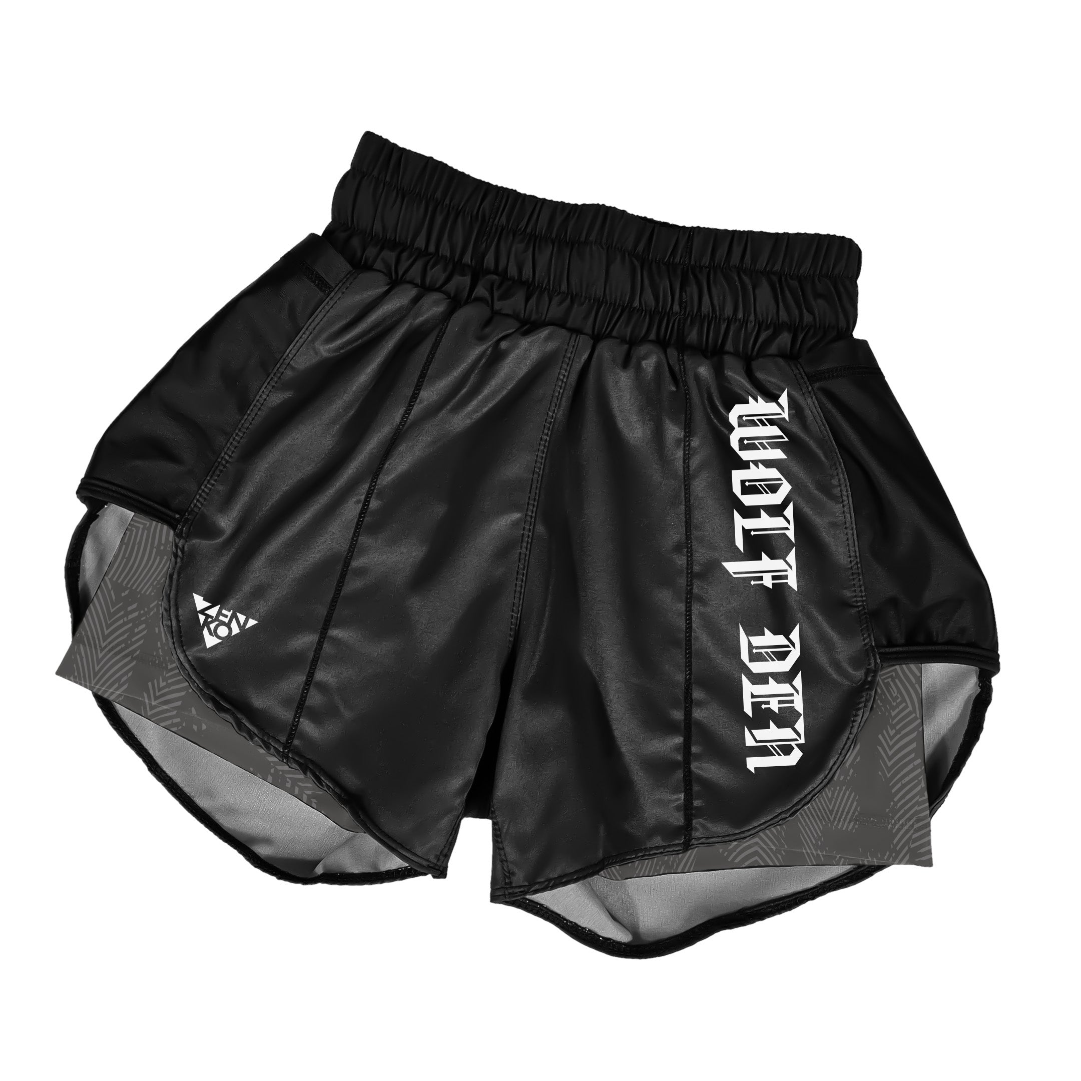 ウエイトトレーニング MMA shorts WolfDenMMAWomen_sDuoShortsFron