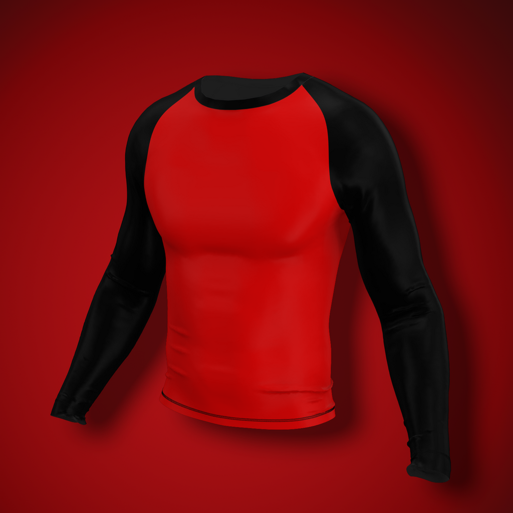 Zenko Fightwear Custom Long Sleeve Rashguard Front