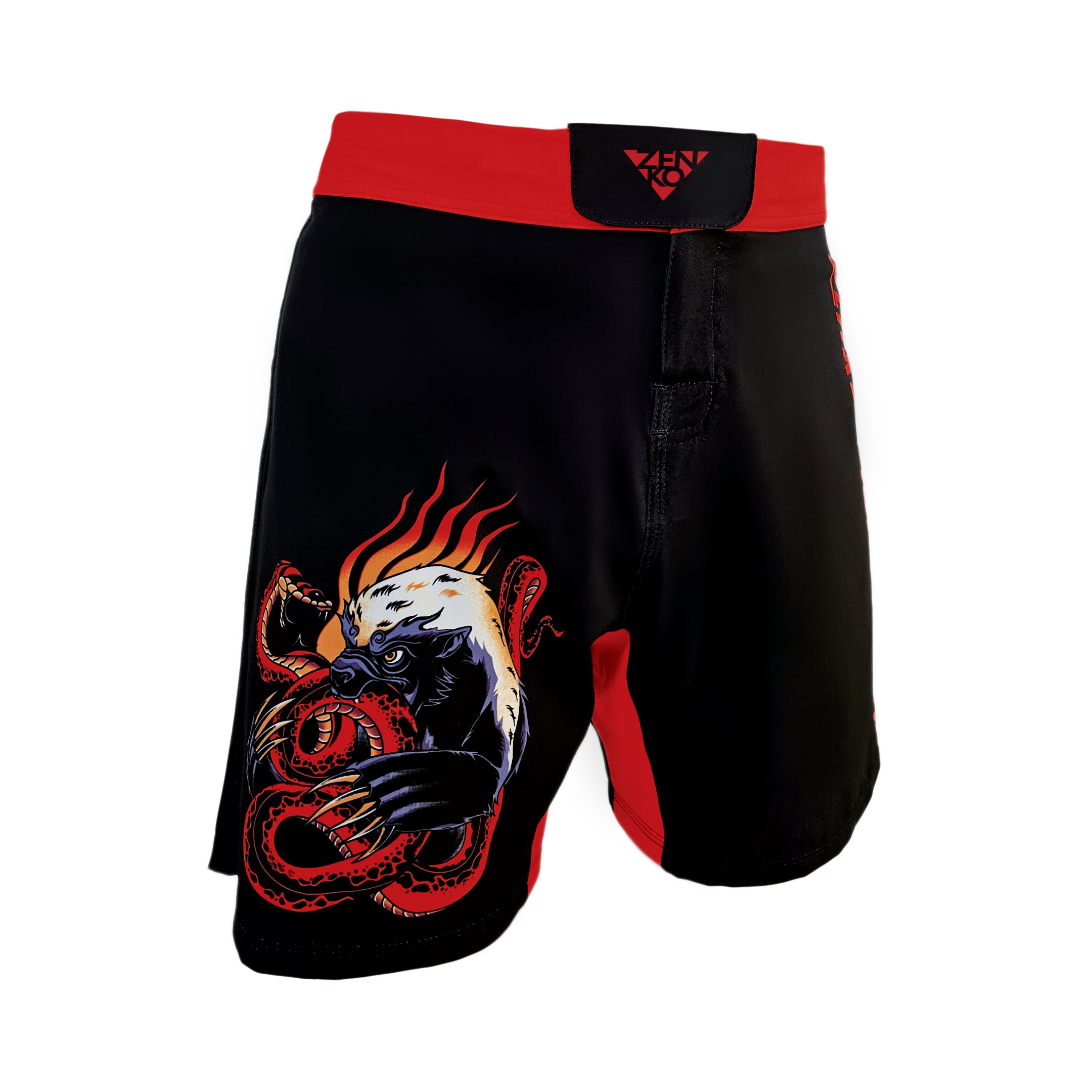 Honey Badger Fight Shorts - BJJ & MMA Shorts – ZENKO FIGHTWEAR™