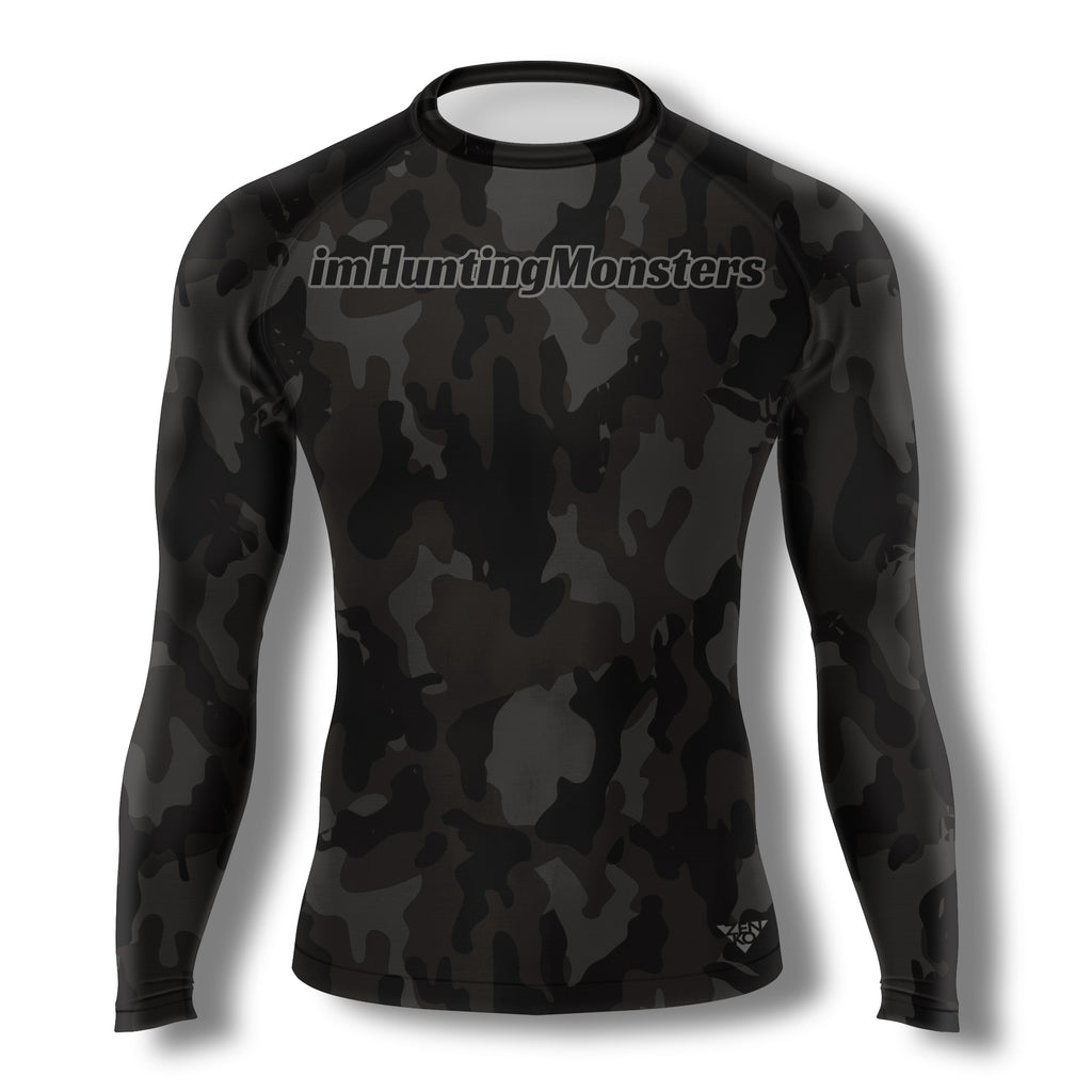 imHuntingMonsters Ninja Camo Rashguard