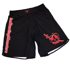 imHuntingMonsters Ranked Pirate Grappling Shorts (Black)