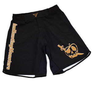 imHuntingMonsters Ranked Pirate Grappling Shorts (Brown)