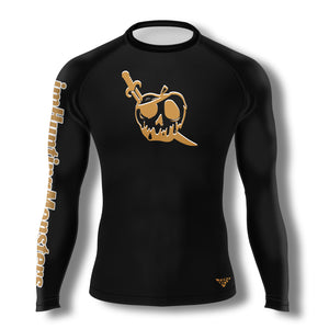 imHuntingMonsters Ranked Pirate Rashguard (Brown)