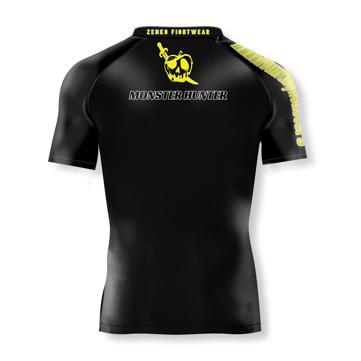imHuntingMonsters Ranked Pirate Rashguard (Yellow) – ZENKO FIGHTWEAR™