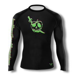 imHuntingMonsters Pirate Rashguard (Green & Pink)