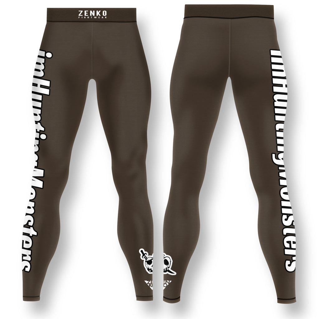imHuntingMonsters Pirate Spats (Solid Brown)