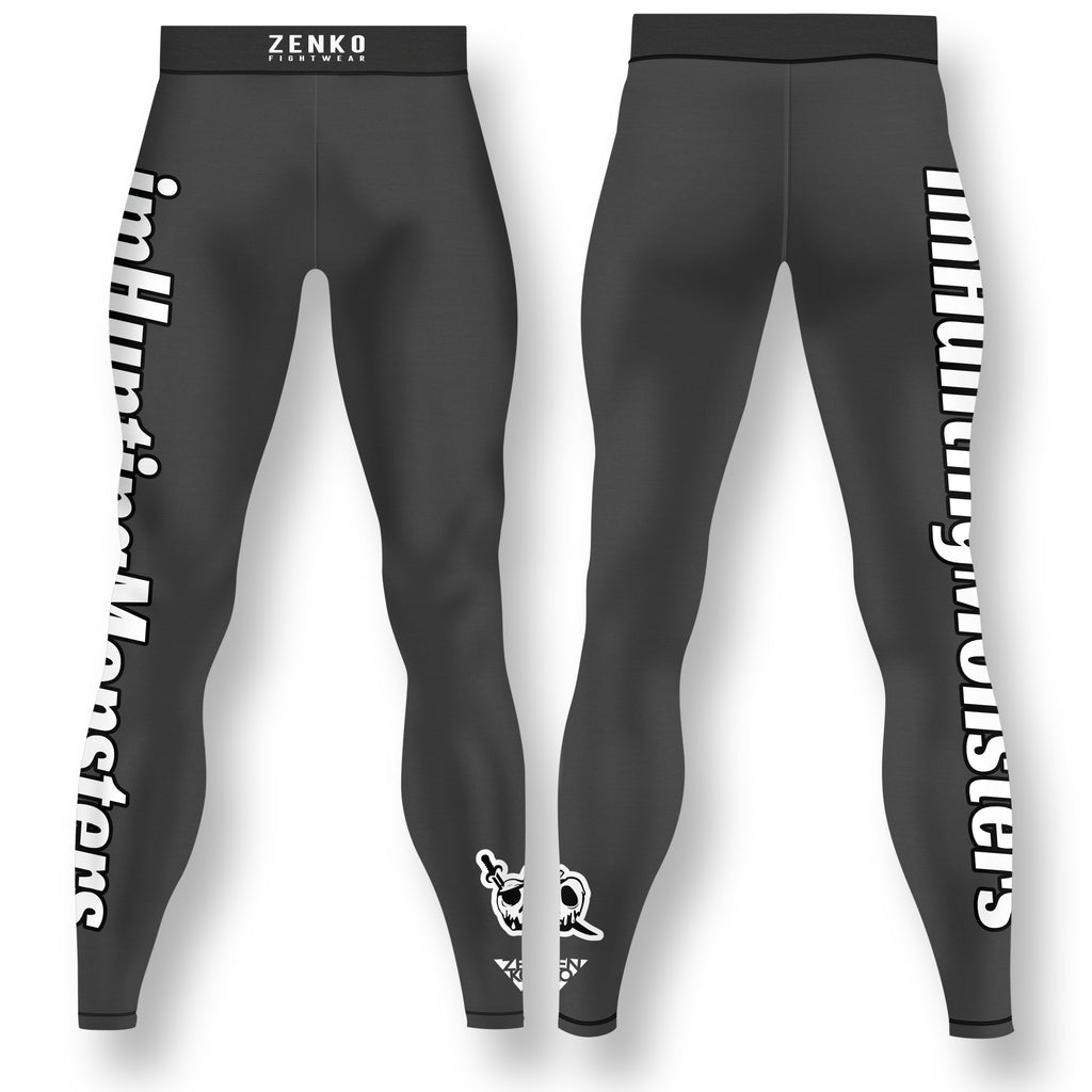 imHuntingMonsters Pirate Spats (Solid Gray)