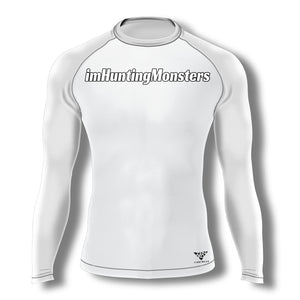 imHuntingMonsters White Rashguard