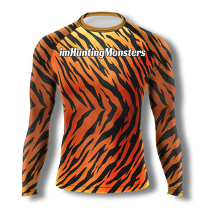 imHuntingMonsters Tiger Rashguard