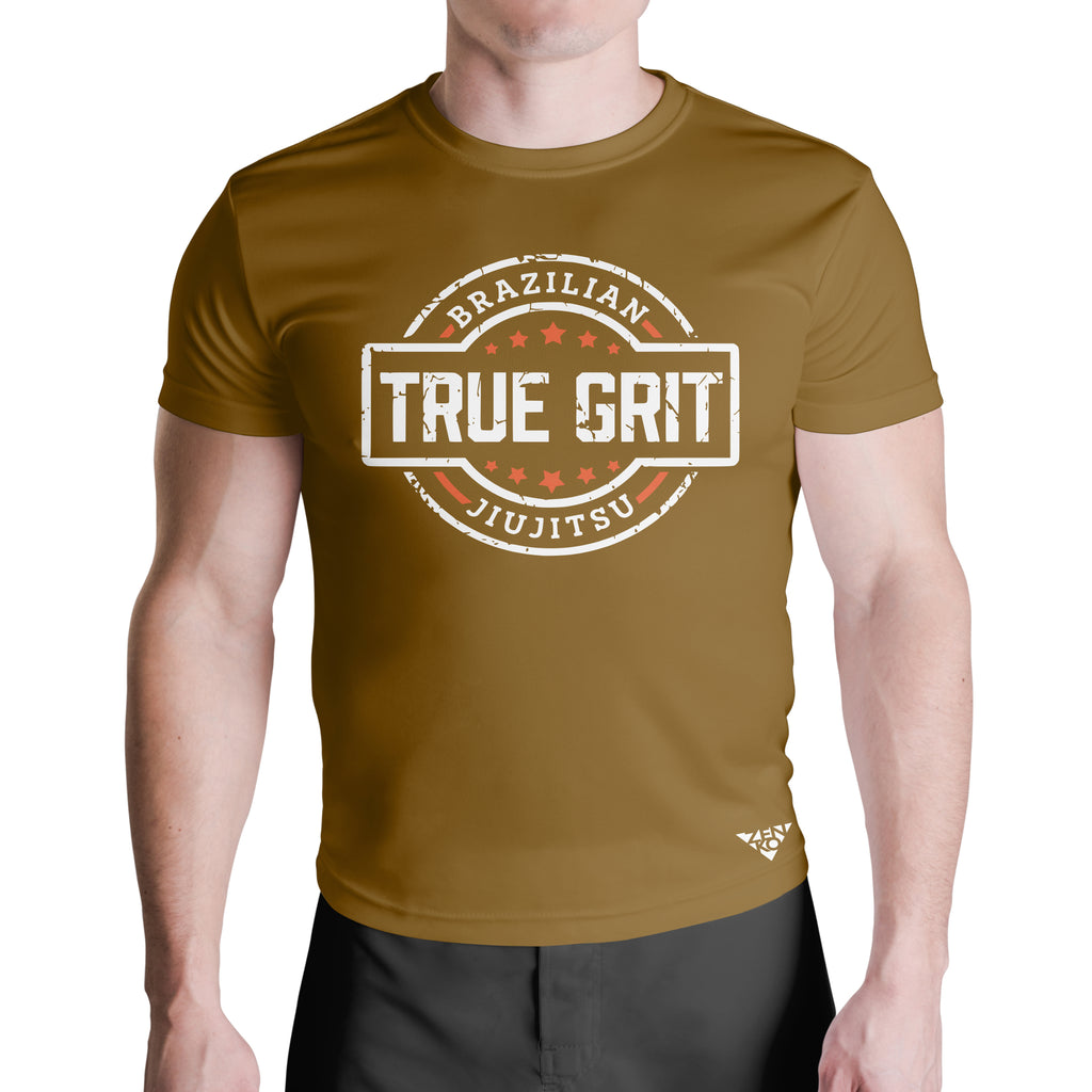 True Grit BJJ Jersey Tee (Khaki)