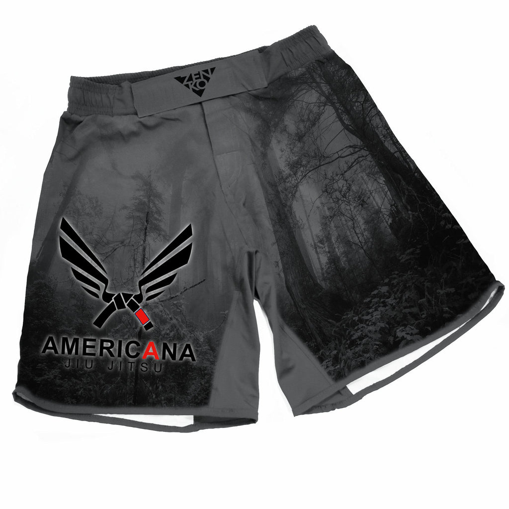 Americana Jiu Jitsu Grappling Shorts - Zenko Fightwear