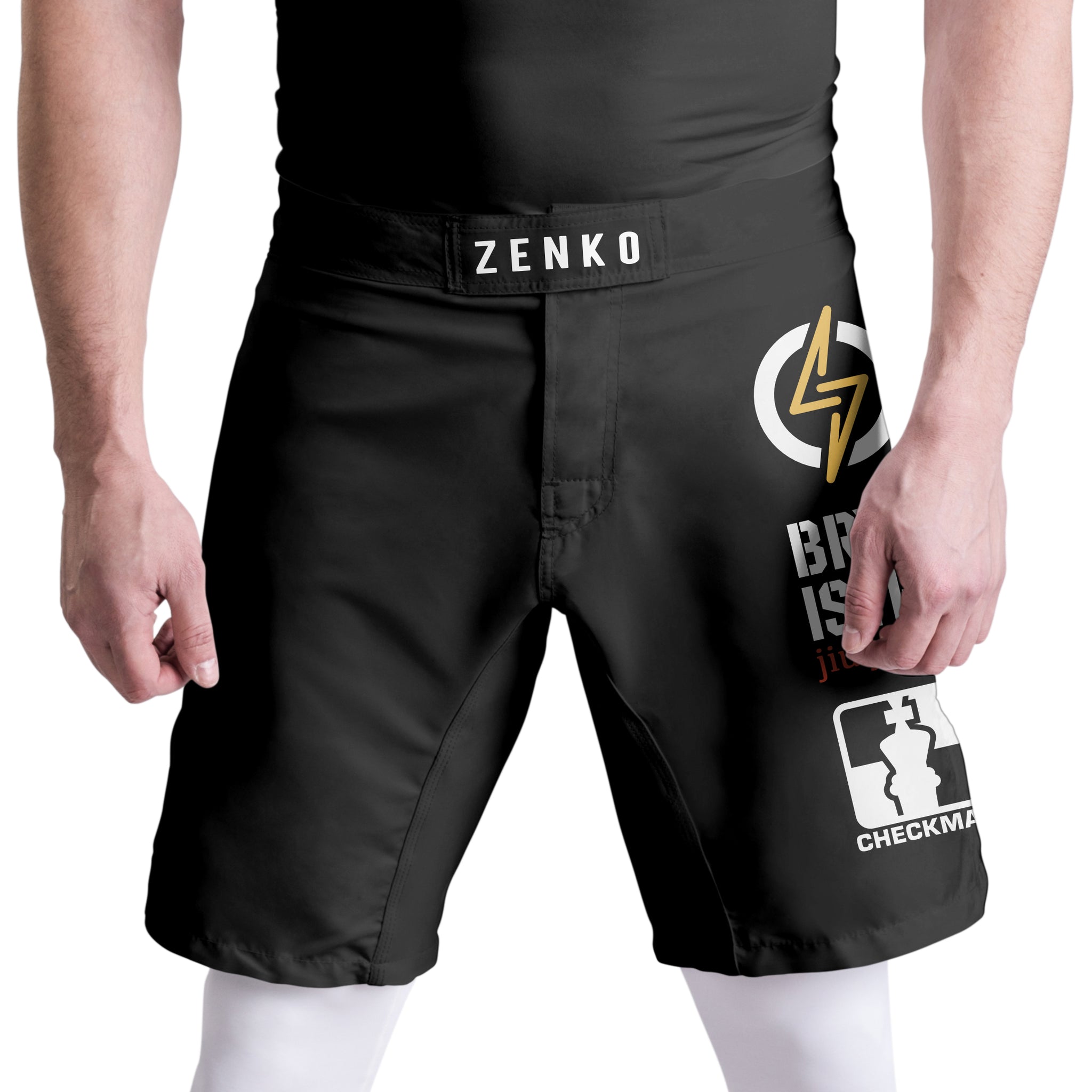 zentora  Samurai Panda Grappling Shorts - Perfect for MMA & BJJ