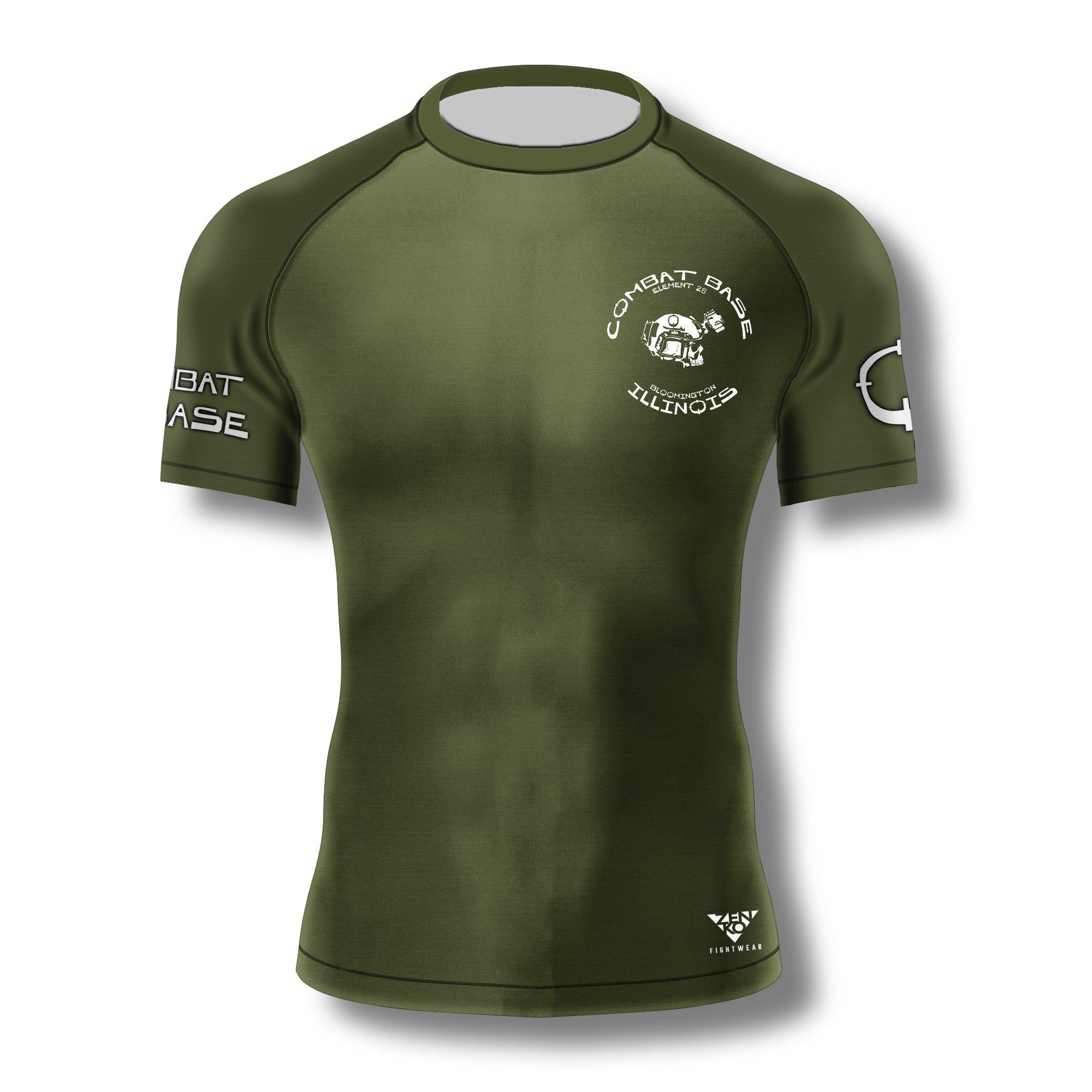 Combat Base Bloomington Rashguard (OD Green) Zenko Fightwear