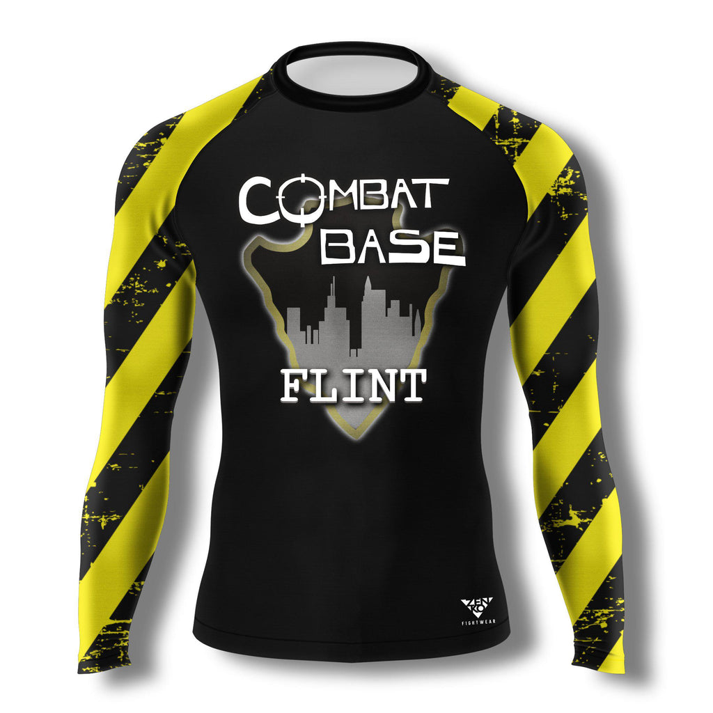 Combat Base Flint Caution Rashguard - Zenko Fightwear