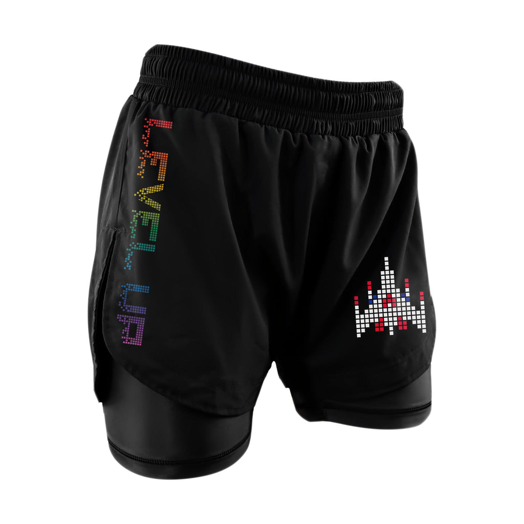 Combat Base Level Up Duo Shorts - Zenko Fightwear