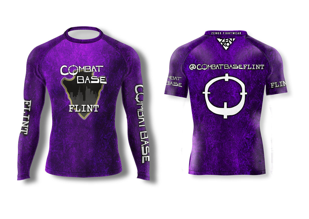 Combat Base Ranked Rashguard (Purple) Zenko Fightwear