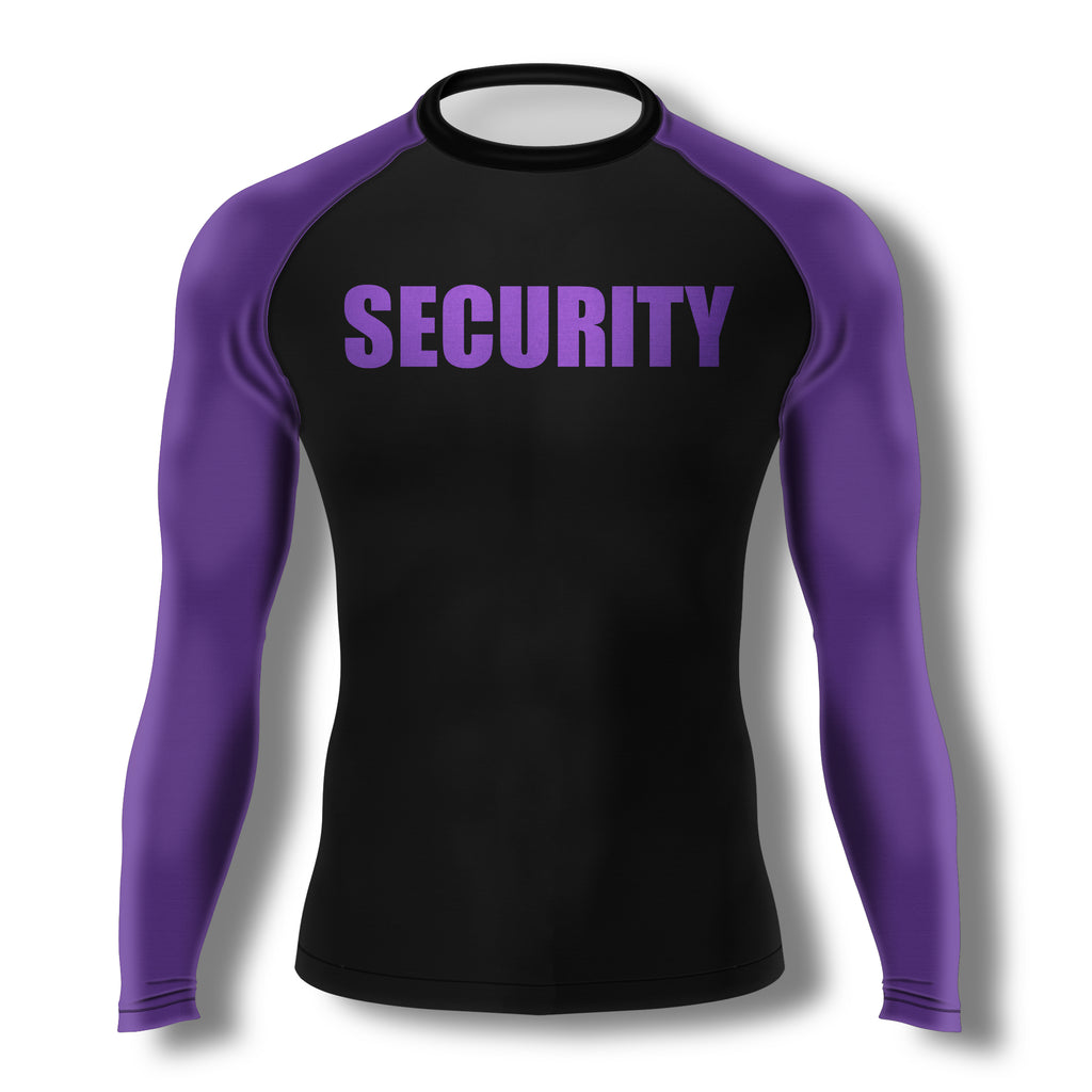 Cool Kids Jiu-Jitsu Club Security Ranked Rashguard (Purple)