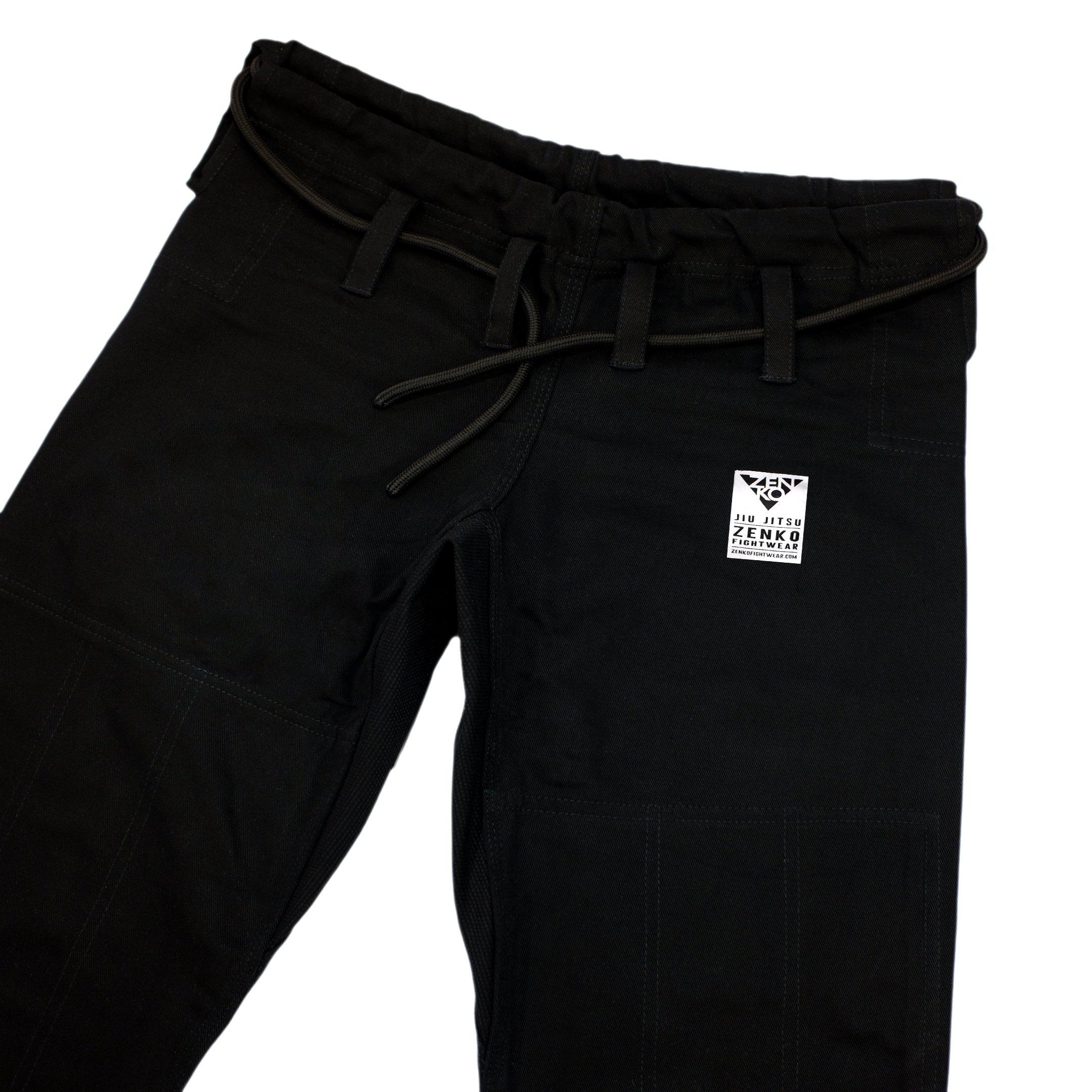 Golden Dojo BJJ Gi Pants (Black) Zenko Fightwear