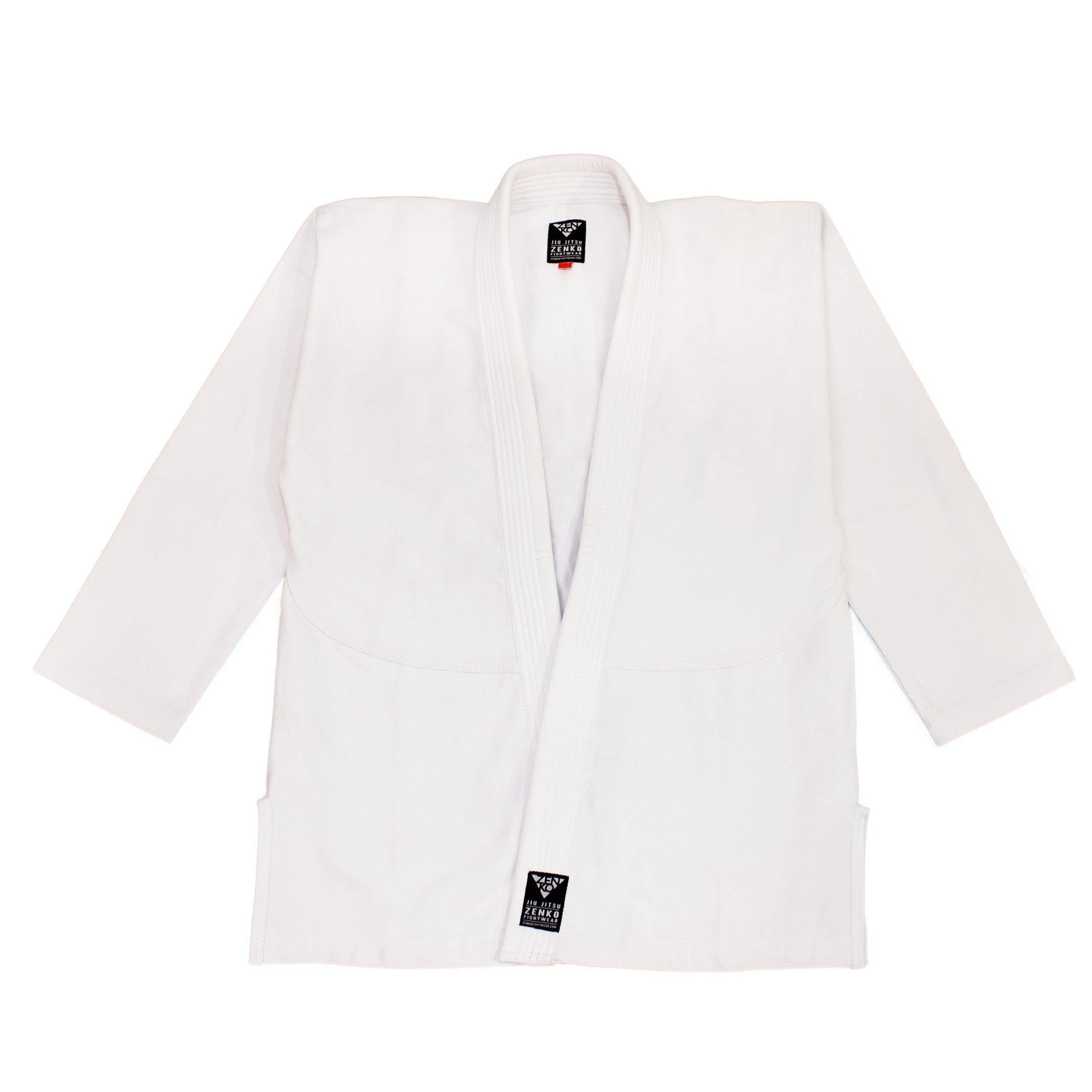 Featherweight Kimono (White) Zenko Fightwear - BJJ Gi Jacket