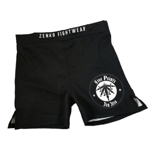 Five Points Jiu Jitsu Hybrid Fight Shorts - Zenko Fightwear