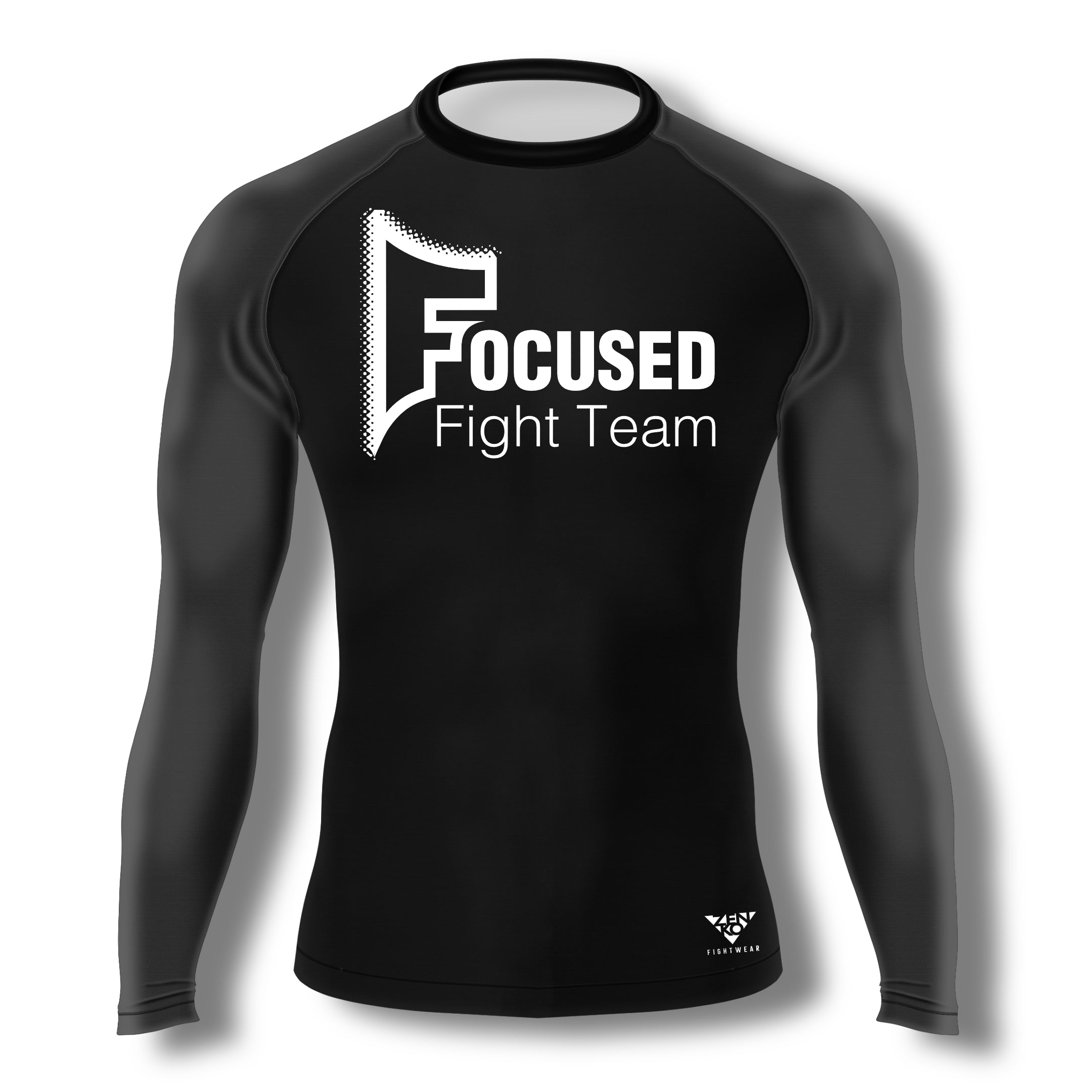 Focused Fight Team Long Sleeve Rashguard – ZENKO FIGHTWEAR™