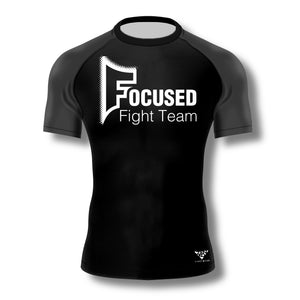 Focused Fight Team Short Sleeve Rashguard - Zenko Fightwear