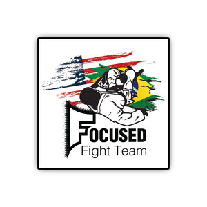 Focused Fight Team Gi Patch (White) Zenko Fightwear