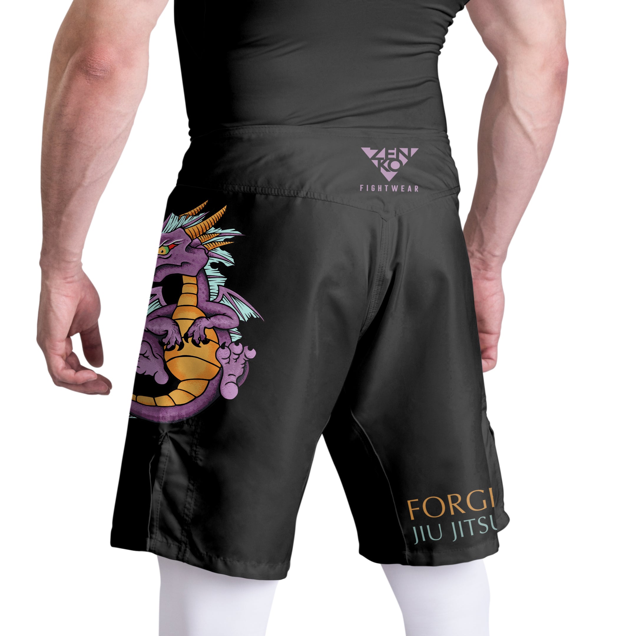 Forge Jiu Jitsu Baby Dragon Fight Shorts - Zenko Fightwear