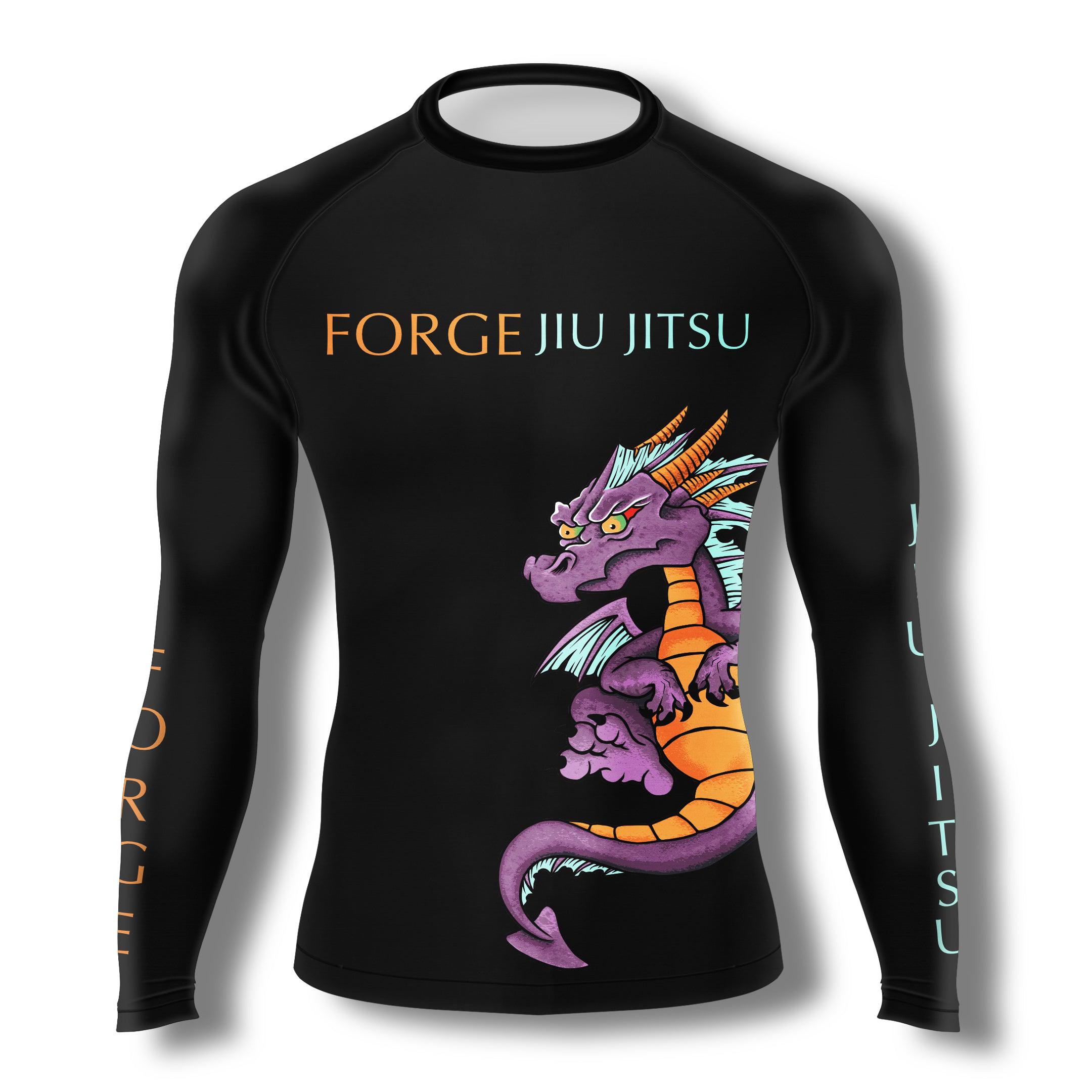 Forge Jiu Jitsu Baby Dragon Long Sleeve Rashguard - Zenko Fightwear