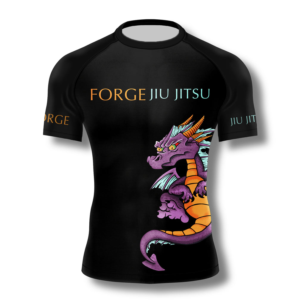 Forge Jiu Jitsu Baby Dragon Short Sleeve Rashguard - Zenko Fightwear