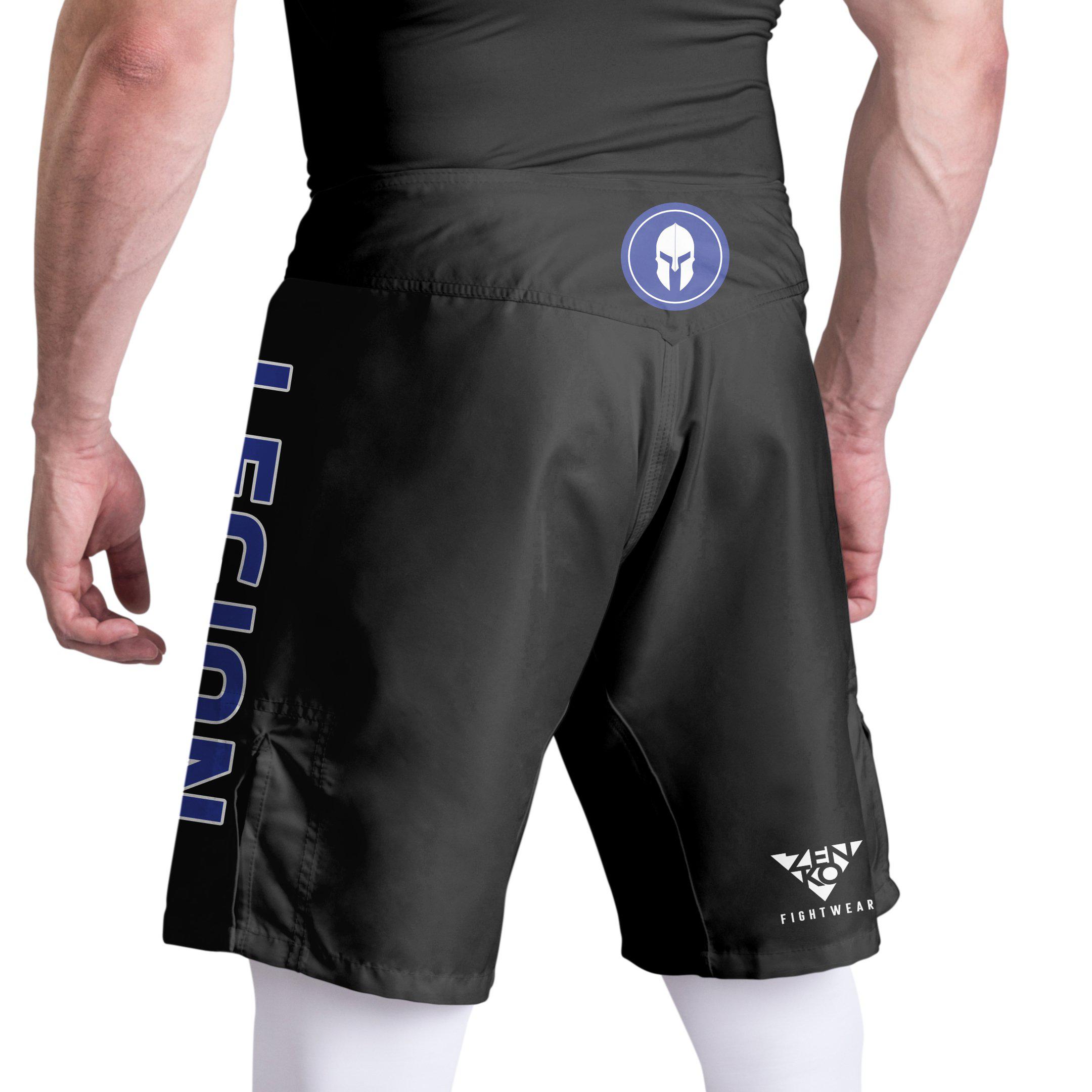 Legion Jiu Jitsu Fight Shorts (Black) Zenko Fightwear